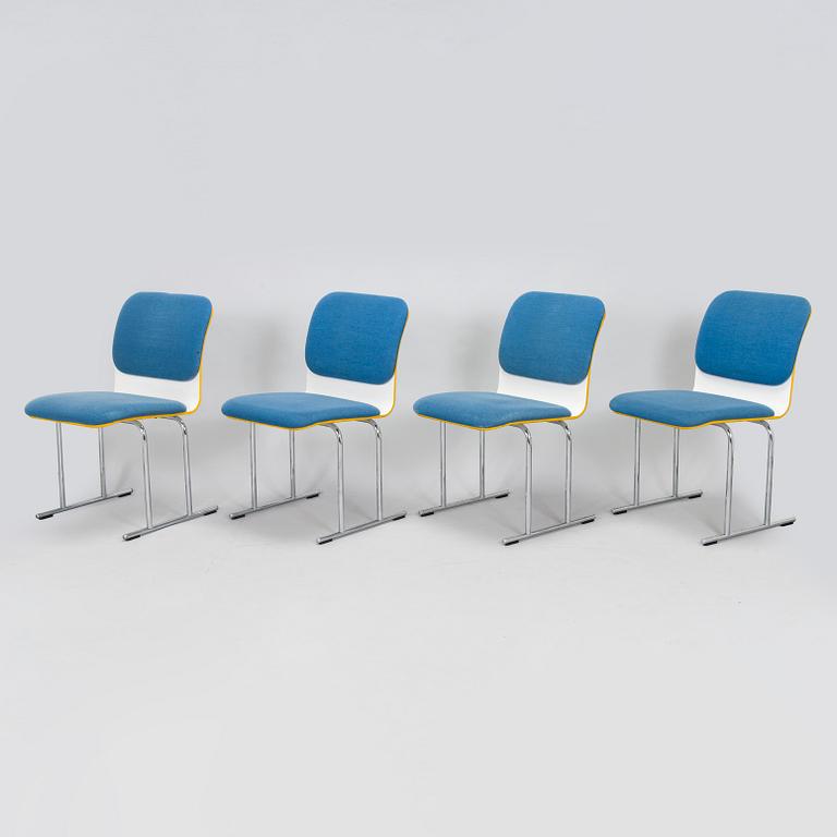 Yrjö Kukkapuro, four late 20th century 'Sirkus' chairs for Avarte.