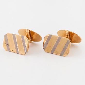 A pair of cufflinks by Engelbert, Stockholm, 1984.