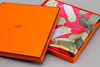 SCARF, siden, "Flora Graecia", design Nikita Goulandis, Hermès, Paris.