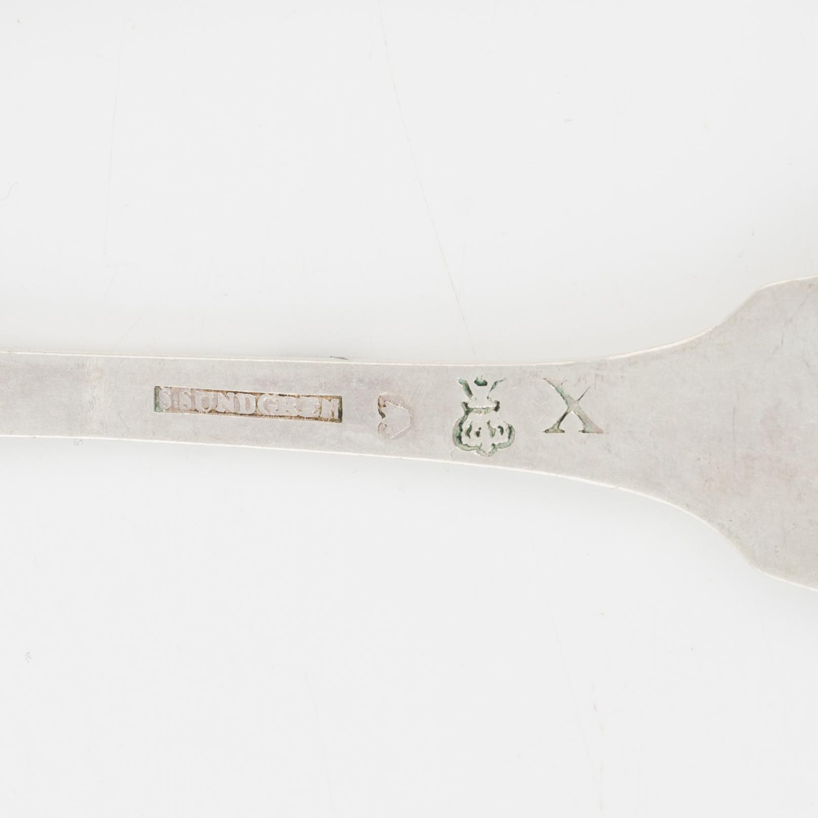 Bestick, 36 st, silver, Finland och Ryssland.