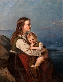 169. Alexandra Frosterus-Såltin, MOTHER AND CHILD.