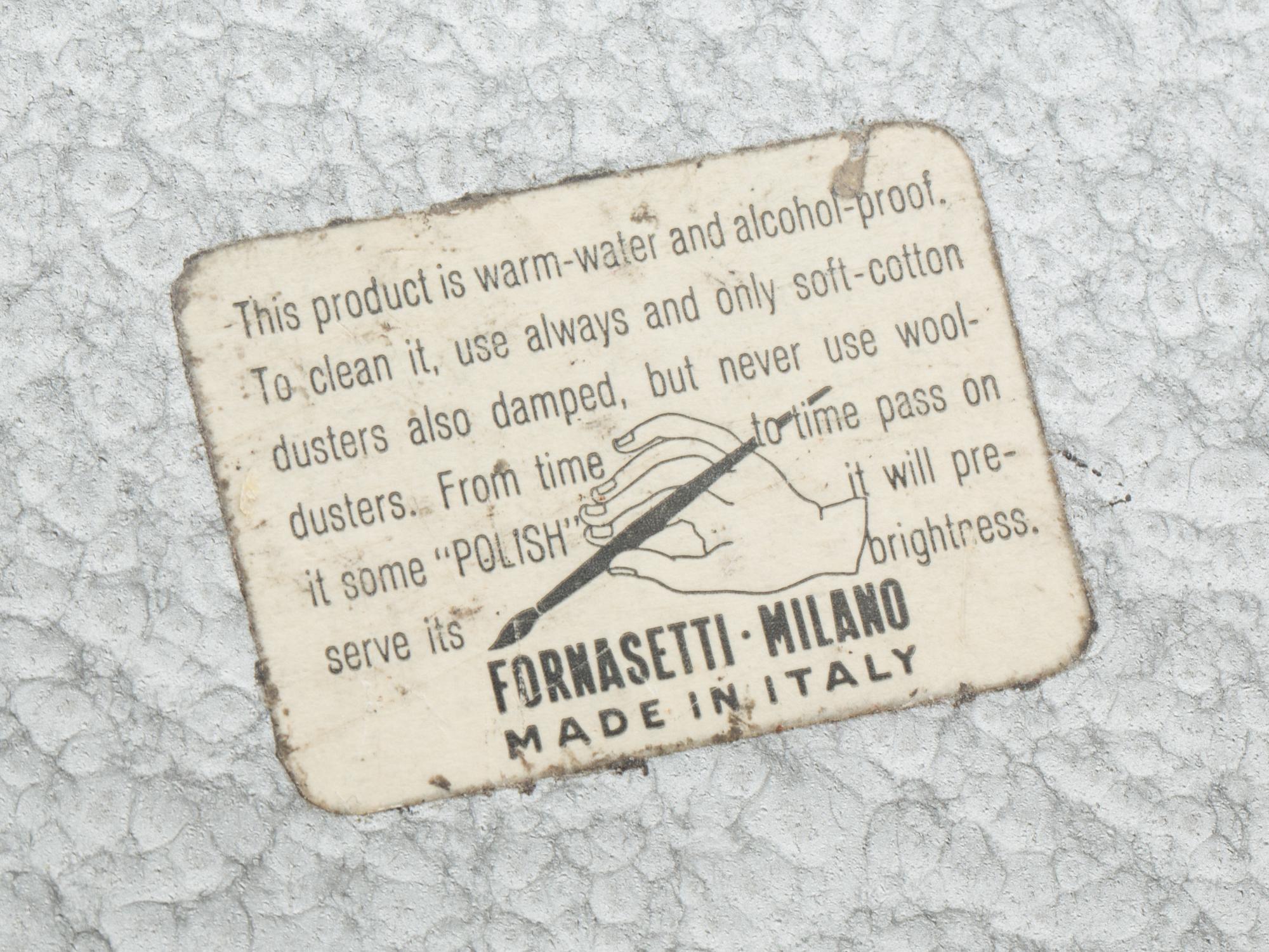 BRICKA, plåt,  Fornasetti, Italien. 1980-tal.