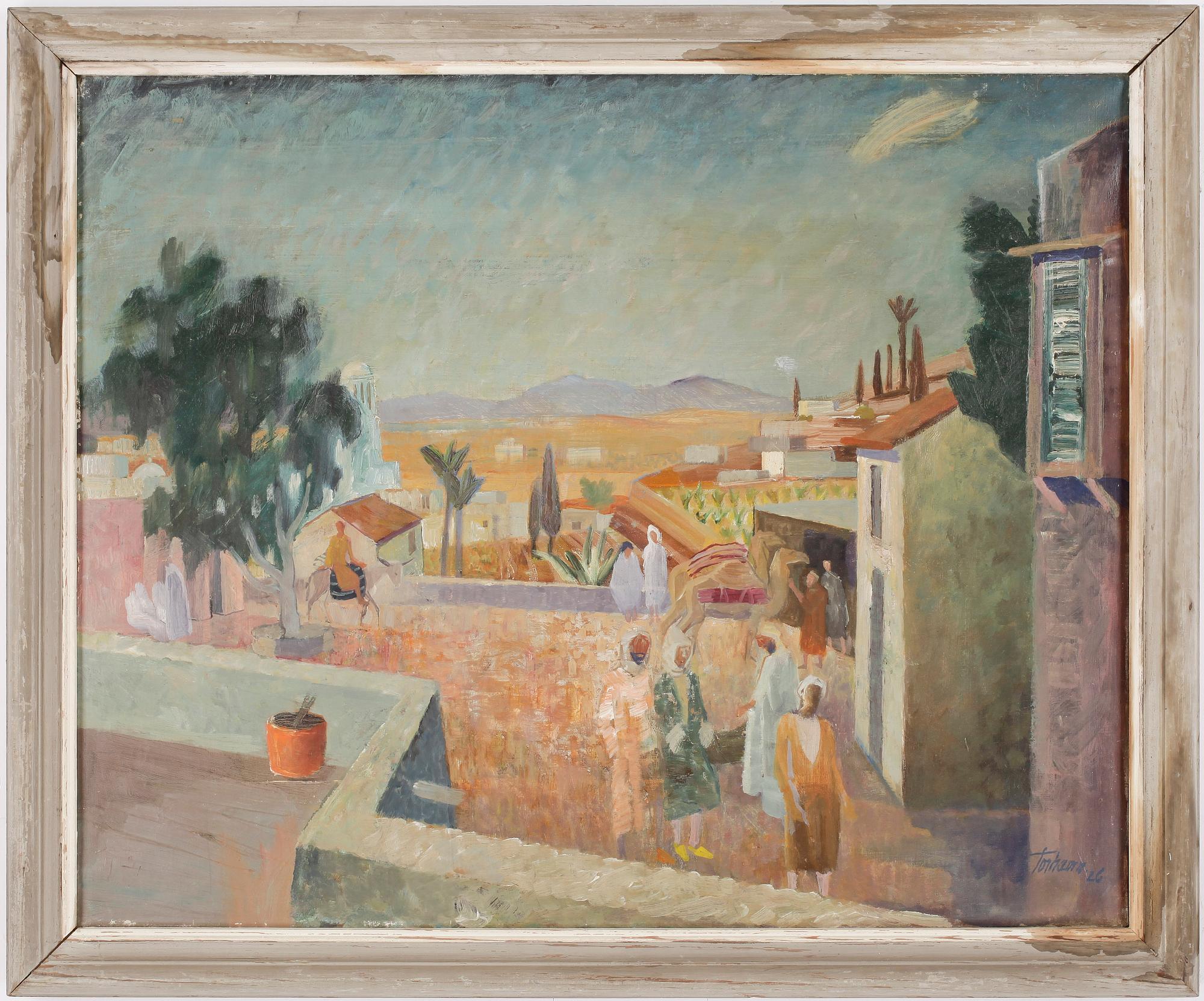 GUNNAR TORHAMN, olja på duk, signerad.