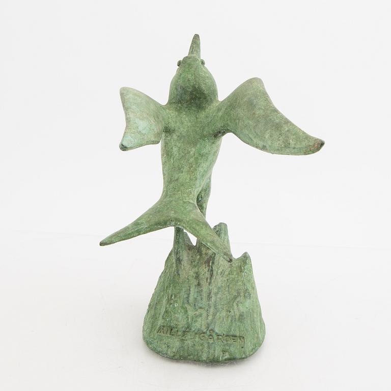 Carl Milles efter, skulptur brons, märkt Millesgården.