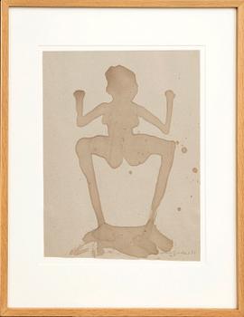 Lothar Fischer, watercolour signed and dated 81.