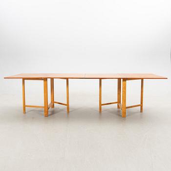 Bruno Mathsson, drop-leaf table, "Maria Flap", Karl Mathsson Company, Värnamo, second half of the 20th century.