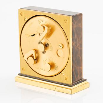 Hermès, table clock, 46 x 54 x 15 mm.