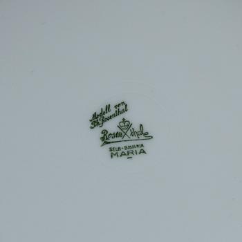 MAT- samt KAFFE/TESERVIS, 114 delar, porslin. Rosenthal, "Maria Björnbär", 1900-talets andra hälft.