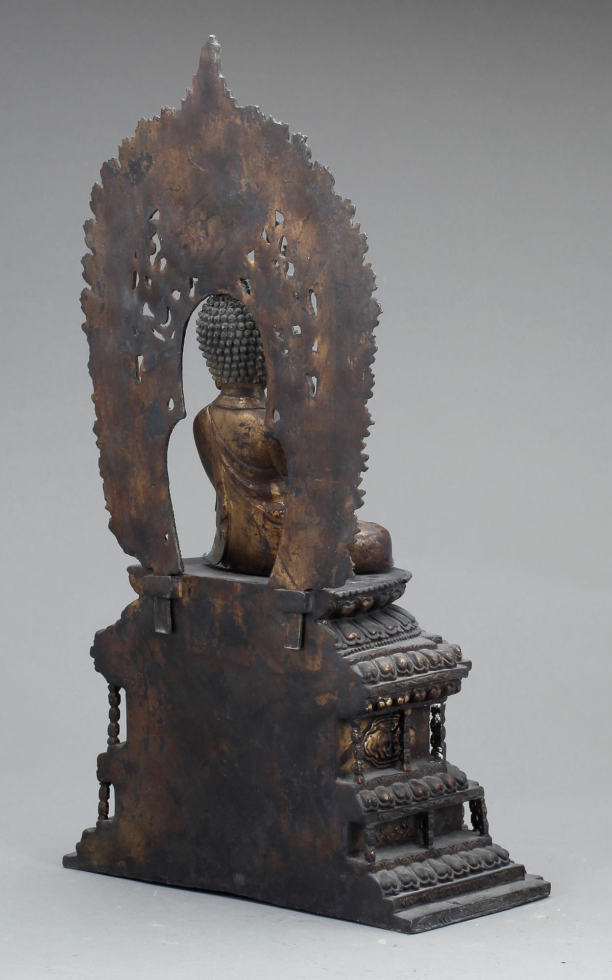 FIGUR, brons, sydostasien, 1800/1900-tal.