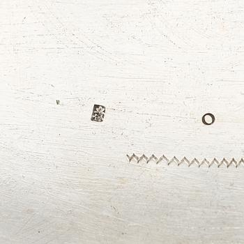 Fruktskål, silver, oidentifierad mästarstämpel FFG, åldermannaranka. Empir.