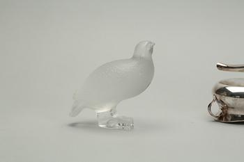FIGURIN, signerad Lalique France, glas, 1900-talets andra hälft.