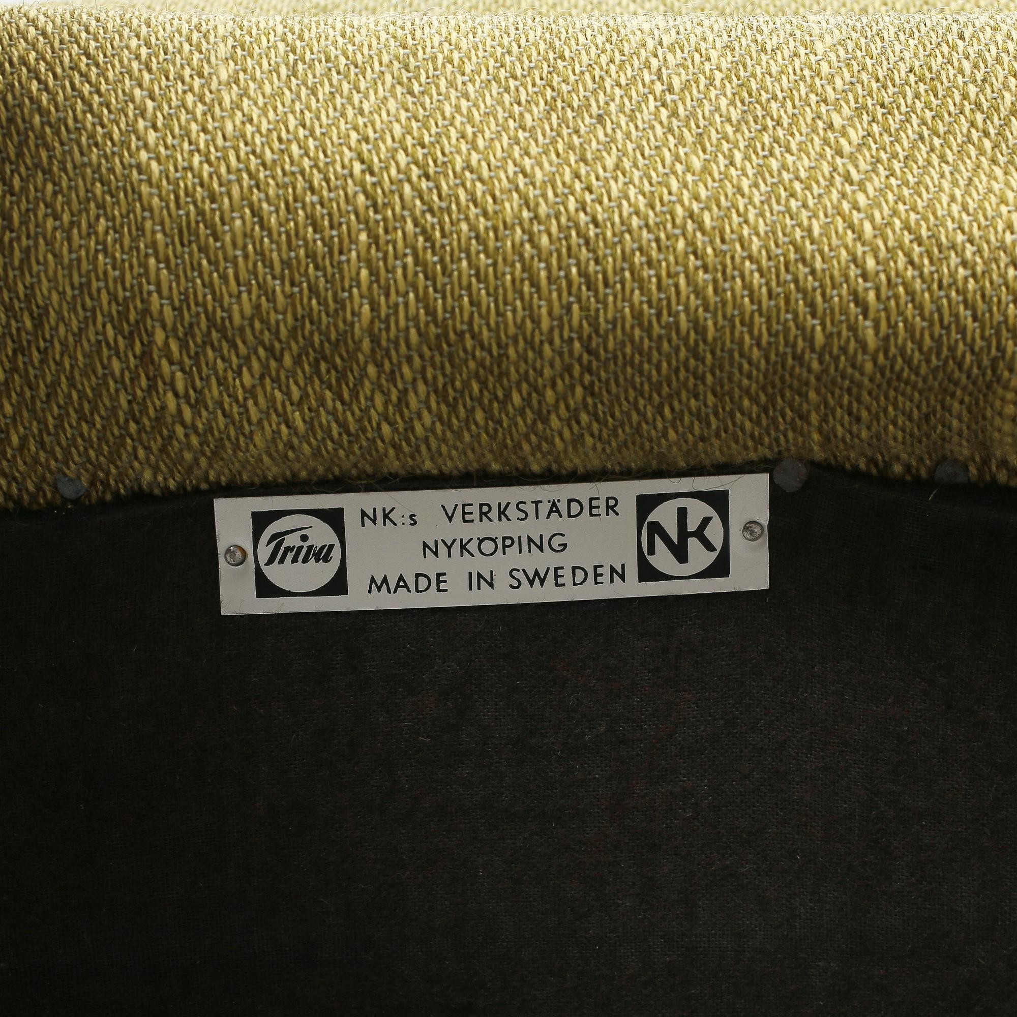 SOFFA, "Paradiset" ur Triva-serien. Kerstin Hörlin Holmqvist, Nordiska Kompaniet NK, Nyköping. 1960-tal.
