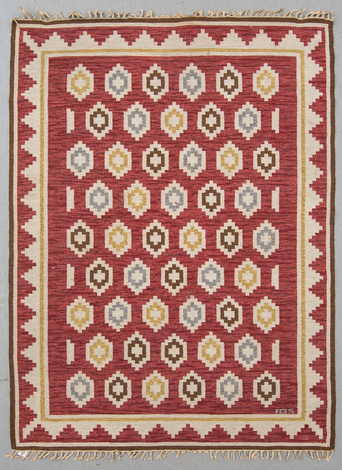 MATTA, rölakan, signerad AGS (Anna-Greta Sjöquist), ca 252 x 188 cm.