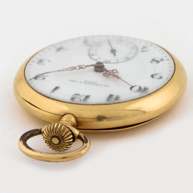 CH.F. TISSOT & FILS, Locle, pocket watch, 48 mm.