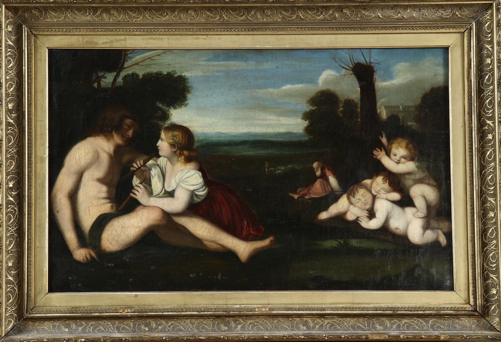 OKÄND KONSTNÄR, olja på duk, 1600/1700-tal.