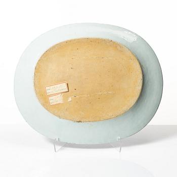 Stekfat, kompaniporslin, Kina, Qingdynastin, Qianlong, 1736-95.