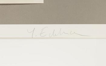 Yrjö Edelmann, litografi, signerad och märkt HC.