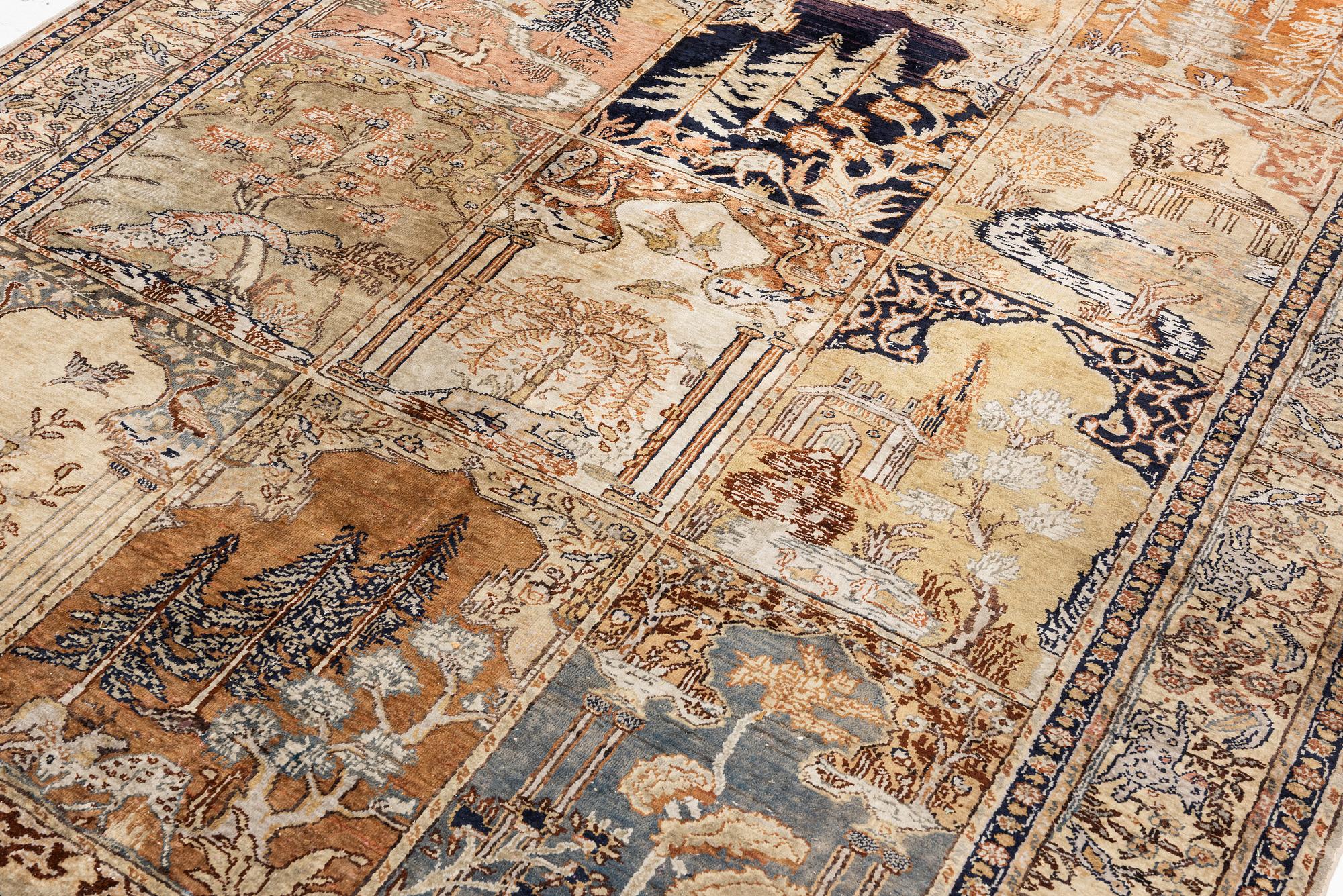 Rug, Kayseri, figural, approximately 330 x 195 cm.