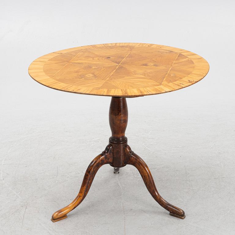 Pedestal table, 19th century.