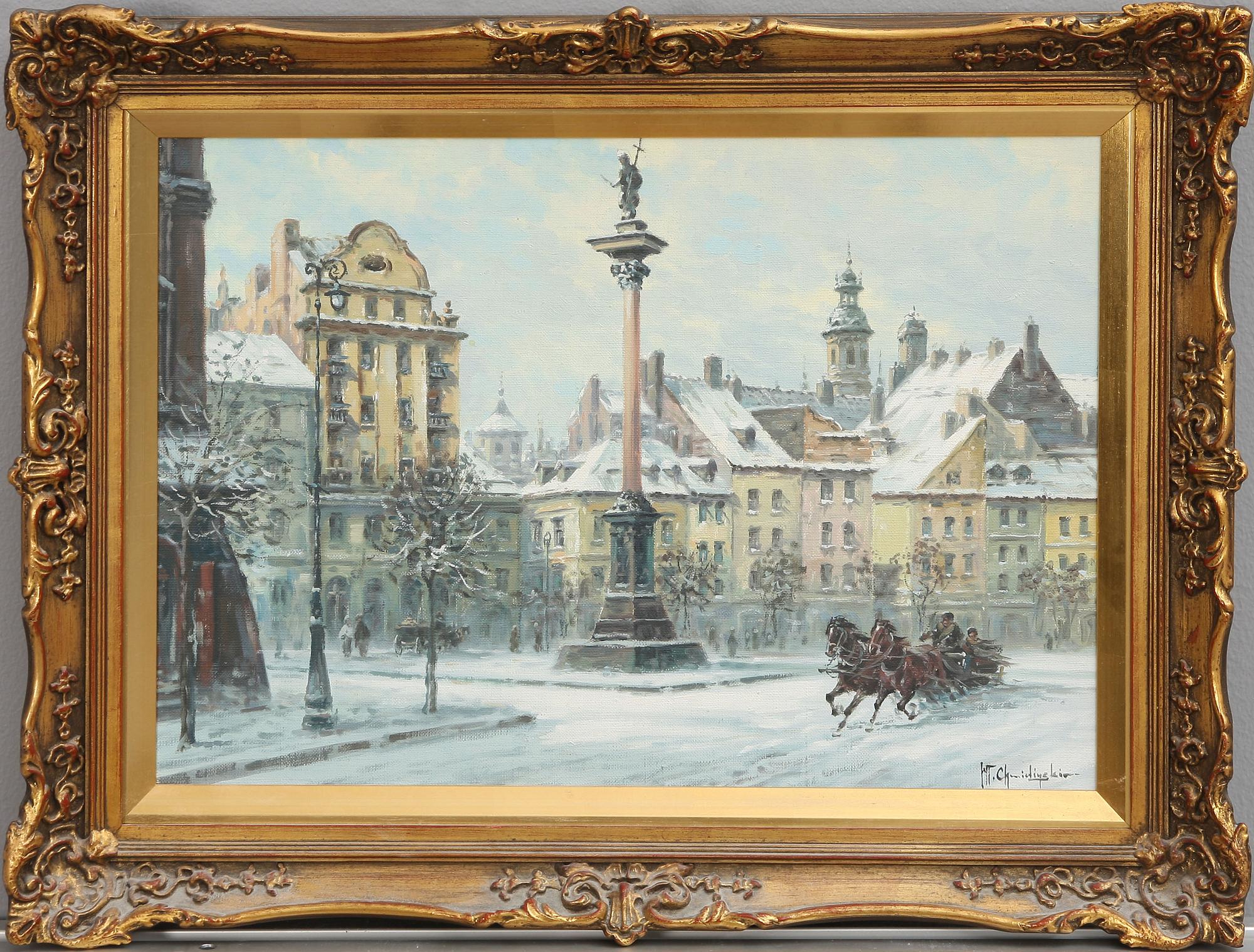 WLADYSLAW CHMIELINSKI, olja på duk, sign.