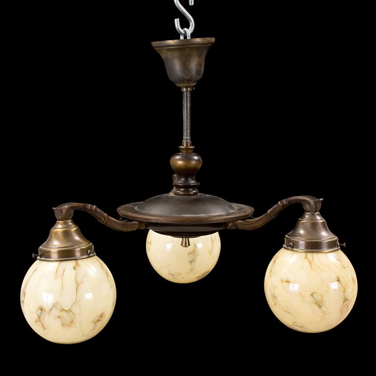 A mid 1900s ceiling light.