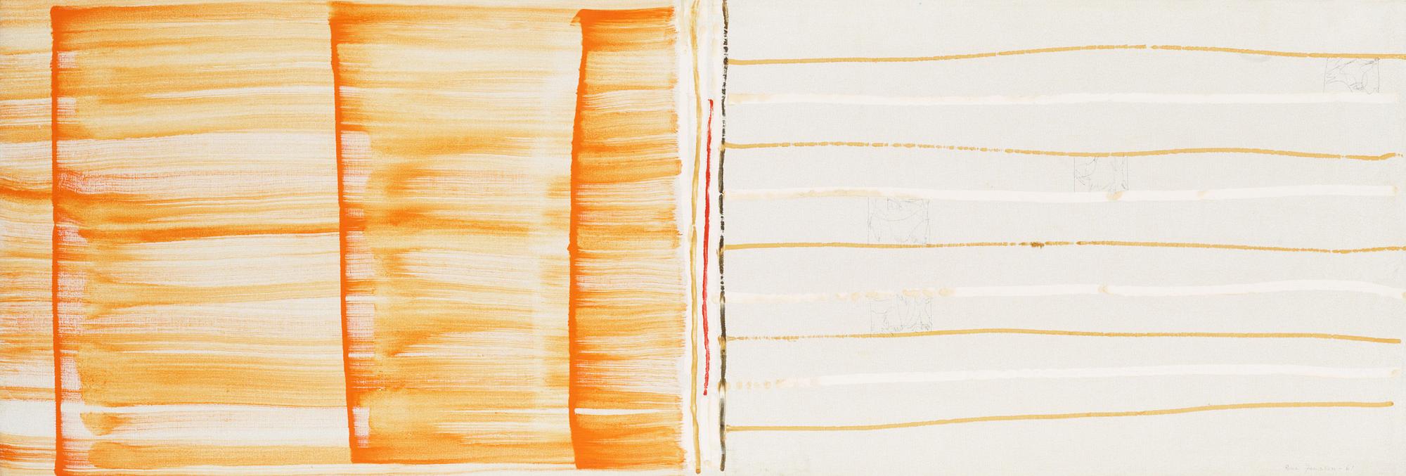 Rune Jansson, "Orange och ockra trådar"  (Orange and ochre threads).