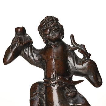 Rökelsehållare, brons. Qingdynastin, 1800-tal.
