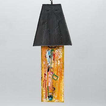 SOILE YLI-MÄYRY, lampskulptur, signerad Soile Yli-Mäyry 2001.