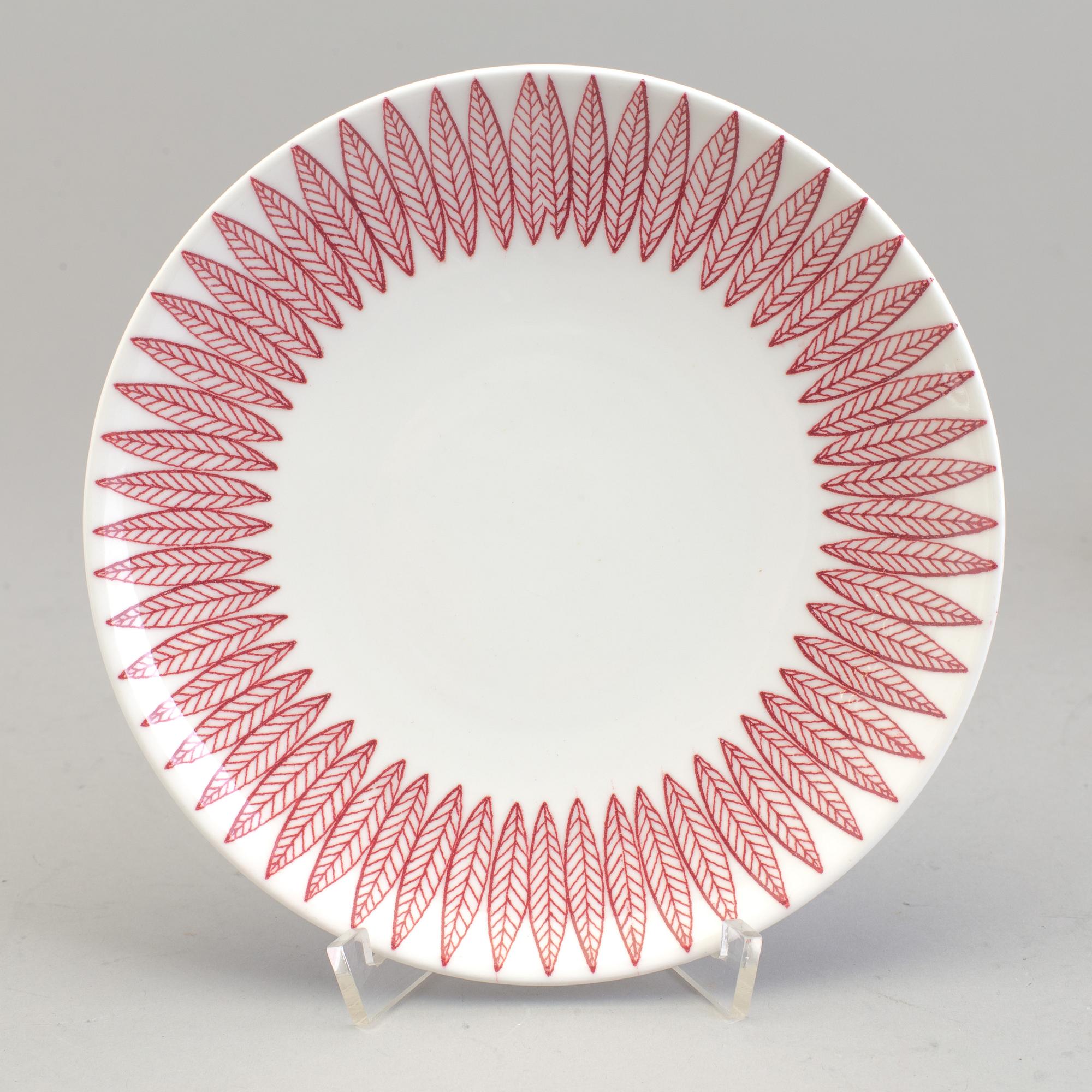 STIG LINDBERG, kaffeservis, 16 delar, benporslin, "Salix", Gustavsberg, 1960/60-tal.