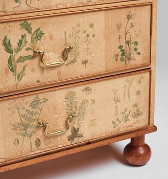 Josef Frank, a chest of drawers / sideboard 'Flora', Svenskt Tenn, Sweden, model 1050, 1940's.