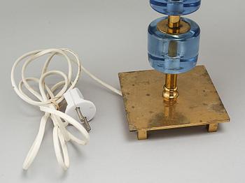 Two similar table lamps, made by Malmö Metallvarufabrik, 20th century.
