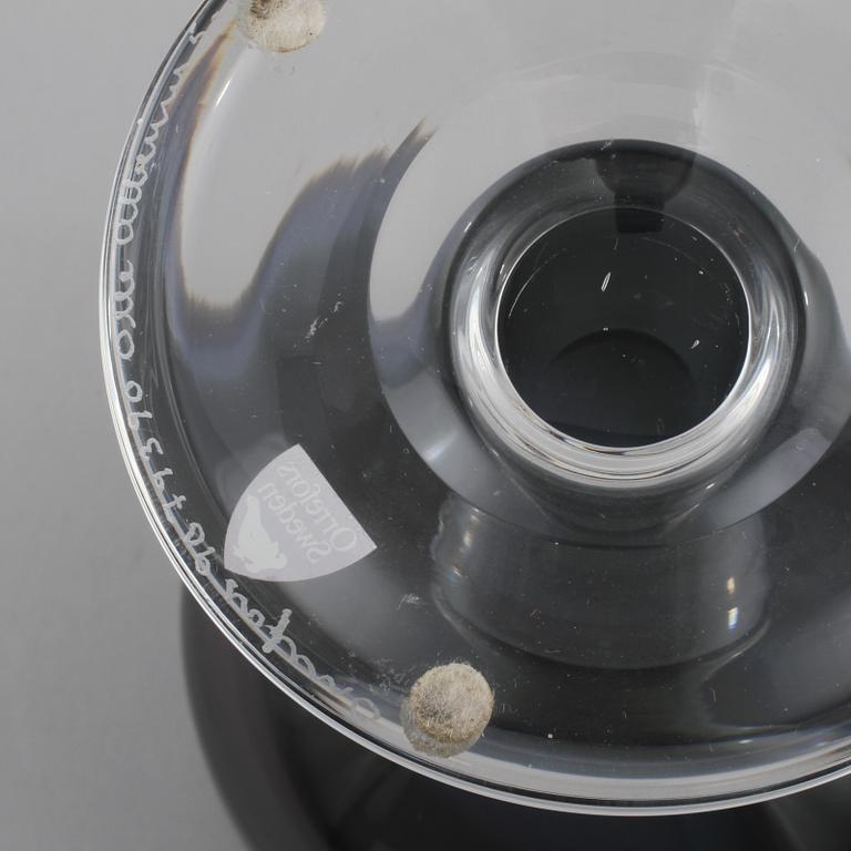 POKAL, glas, Olle Alberius, Orrefors, signerad, 1900-talets andra hälft.
