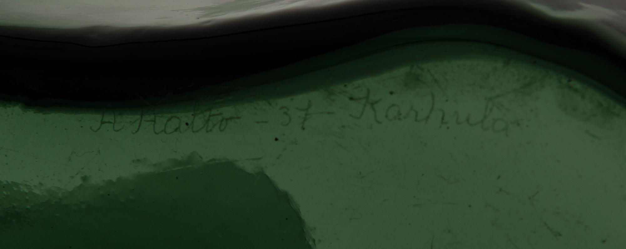 ALVAR AALTO, MALJAKKO. Sign. A Aalto -37 Karhula.