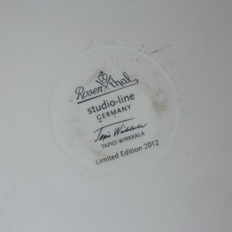VAS, porslin "Pollo", design Tapio Wirkkala, Studio-Line Rosenthal, limited edition 2012.
