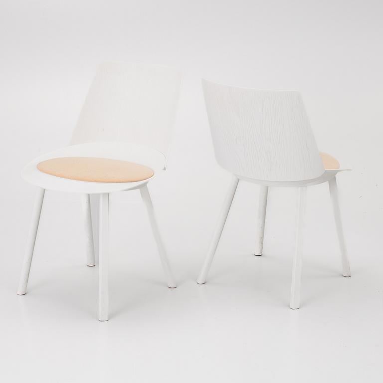 Stefan Diez, chairs, 8 pieces, “Houdini”, E15, 2000s.