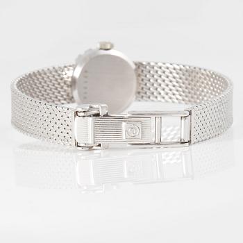 ARMBANDSUR, 18k vitguld, 16 briljantslipade diamanter, Certina, Schweiz, omkring 1900-talets mitt. Total vikt 26 g.