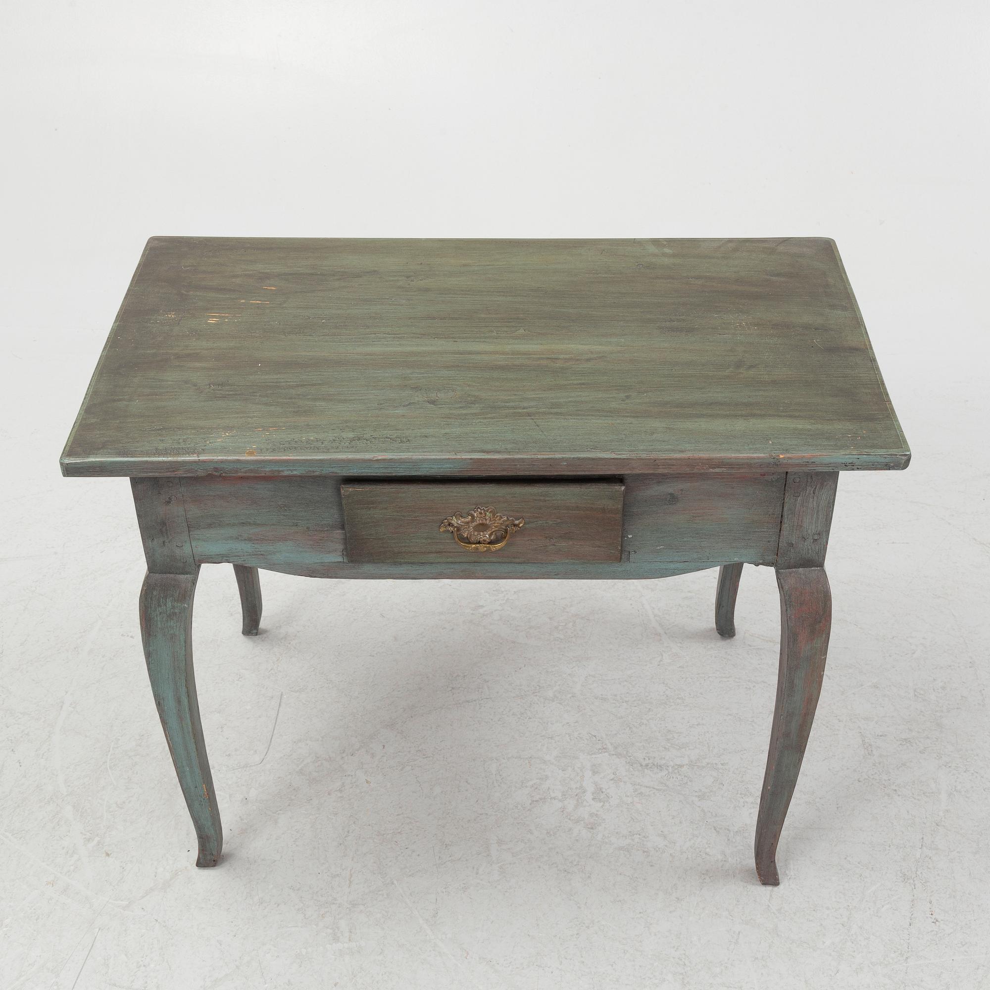 Table, folk art, 19th century.