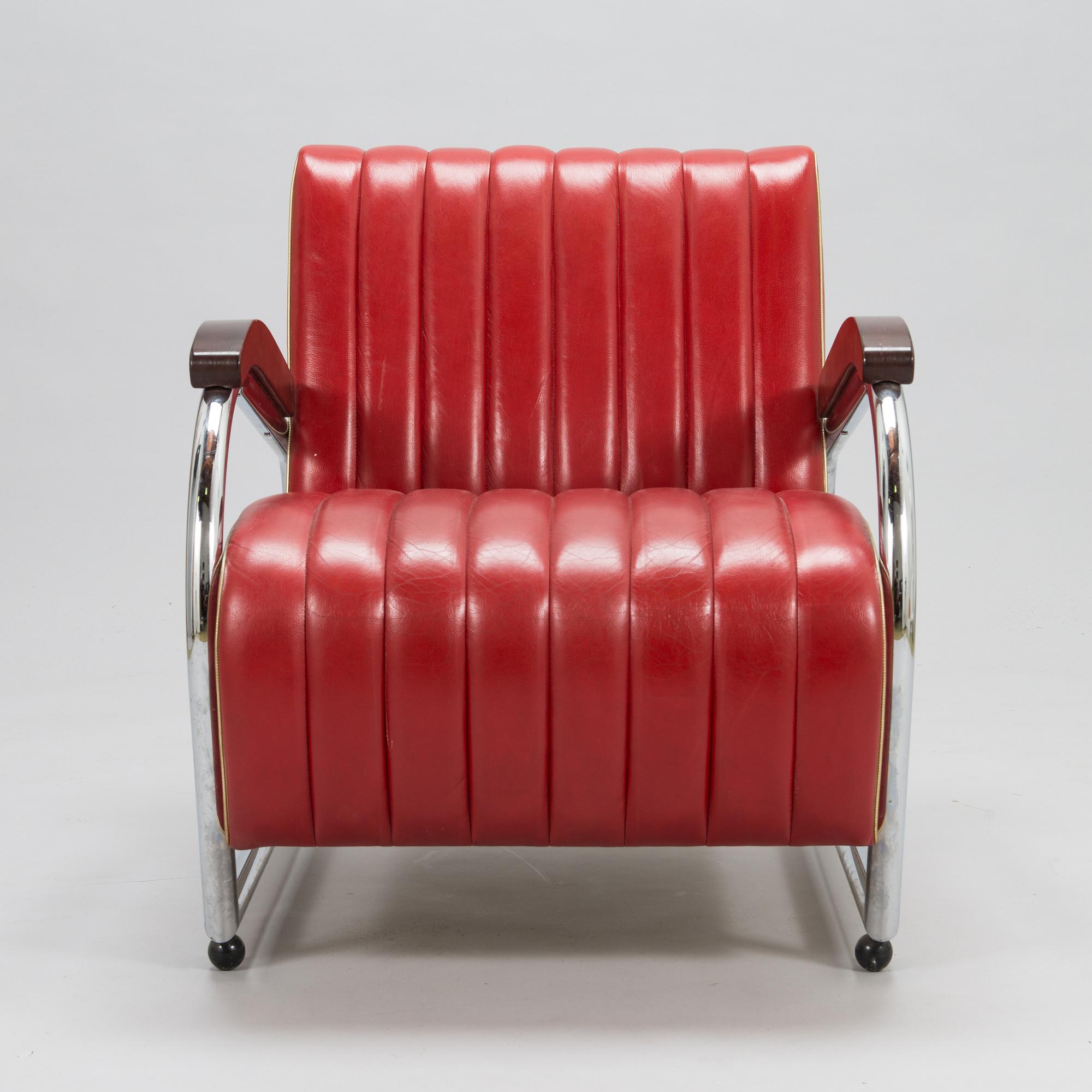 Lasse Vänttinen,  nojatuoli, valmistaja Verhoomo Prima 1980-luku.