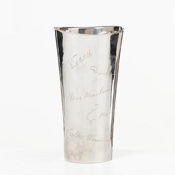 Eric Löfman, trophy, silver, MGAB, 1983.