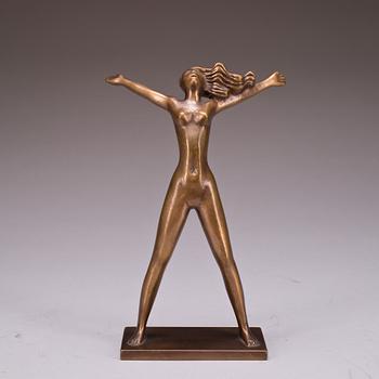STIG BLOMBERG, skulptur, Ystad Brons, signerad.