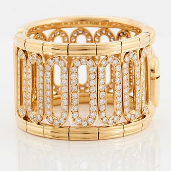 Cartier "Scarab" a cuff bracelet.