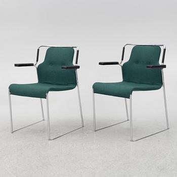 Bruno Mathsson, a set of 10  "Mia" chairs, Bruno Mathsson International.