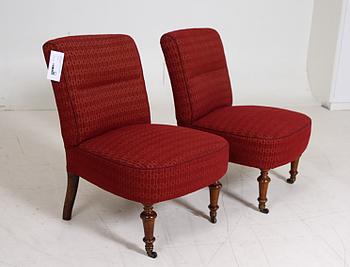 STOLAR, ett par. Oscarianska, 1800-talets slut.