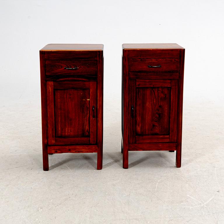 Sängbord ett par 1900-talets första hälft.