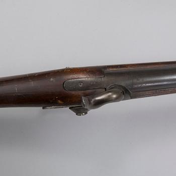 A swedish flintlock rifle early 19th century.