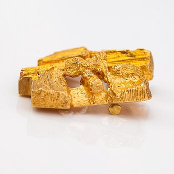 Björn Weckström, "Drift wood", an 18K gold brooch. Lapponia.