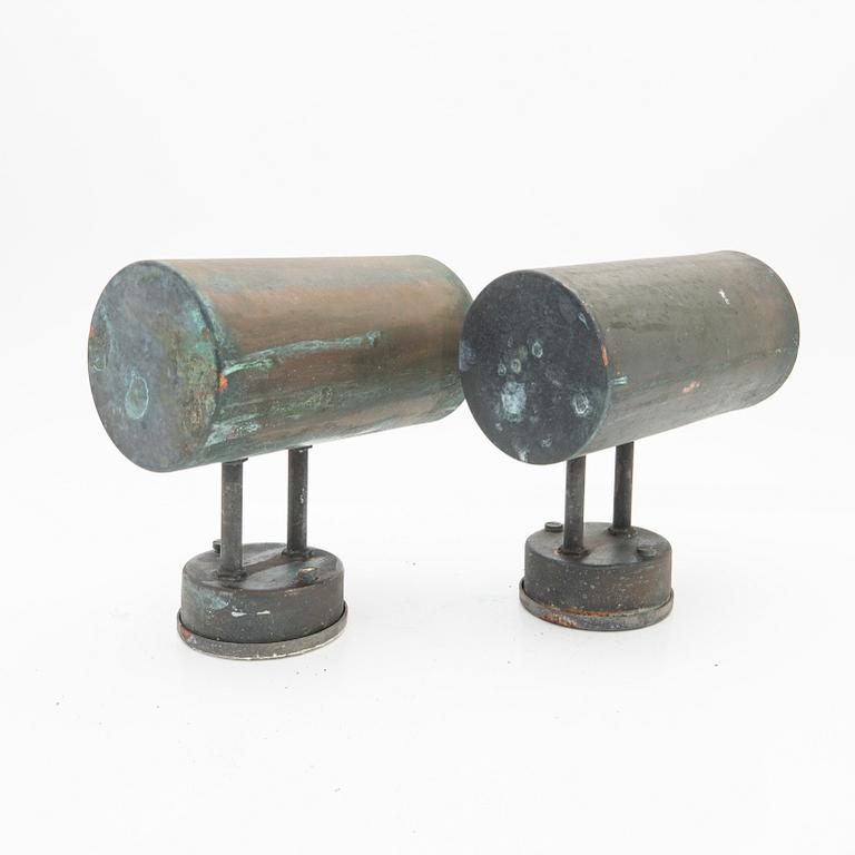 Hans-Agne Jakobsson, wall lamps, a pair, "C627", Markaryd, 1950s.