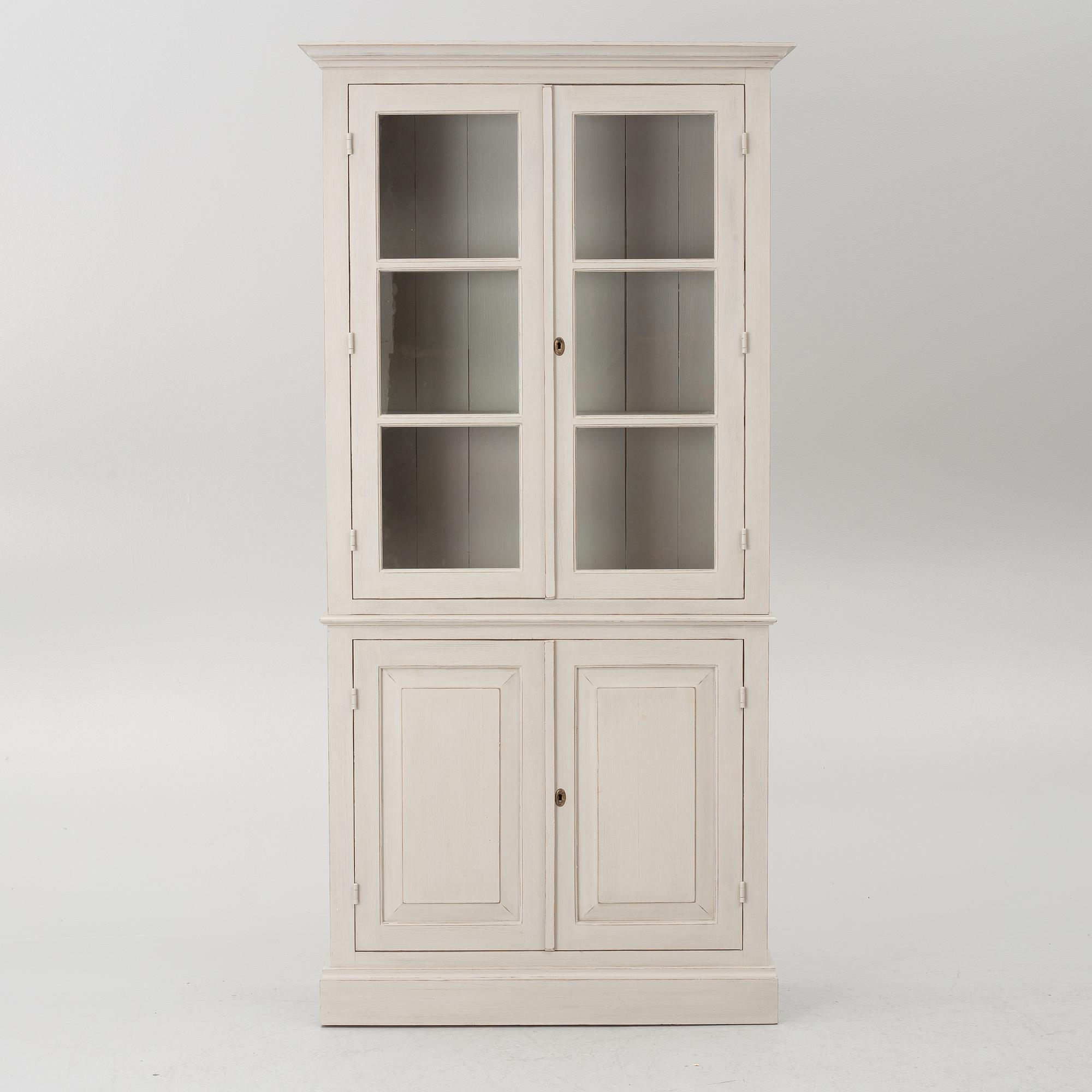 A contemporary display cabinet.