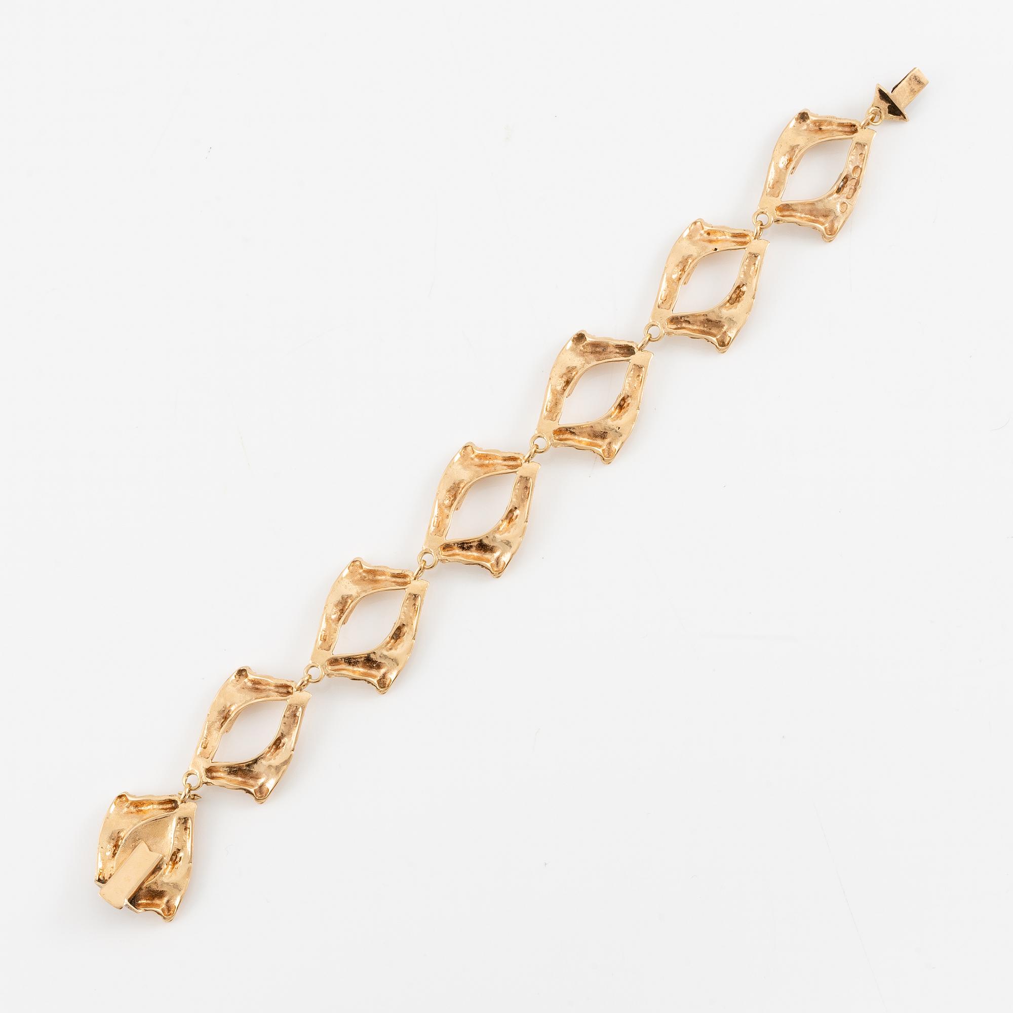 Bracelet 14K gold, Finland 1973.