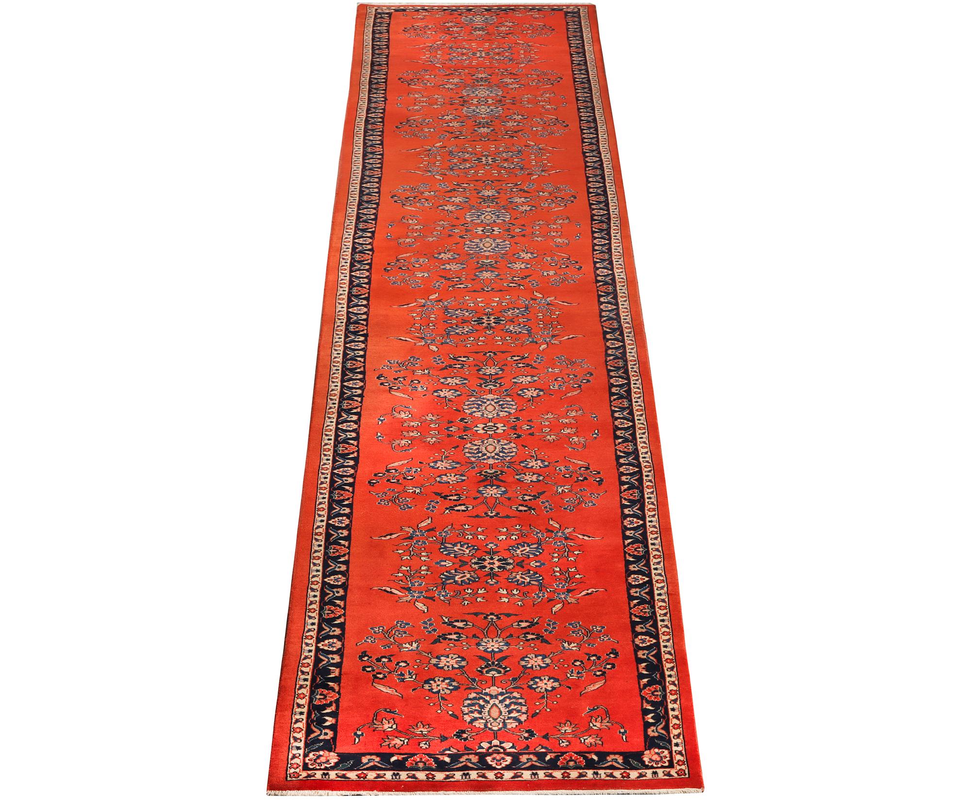 Gallerimatta, Sarouk, ca 632 x 90 cm.